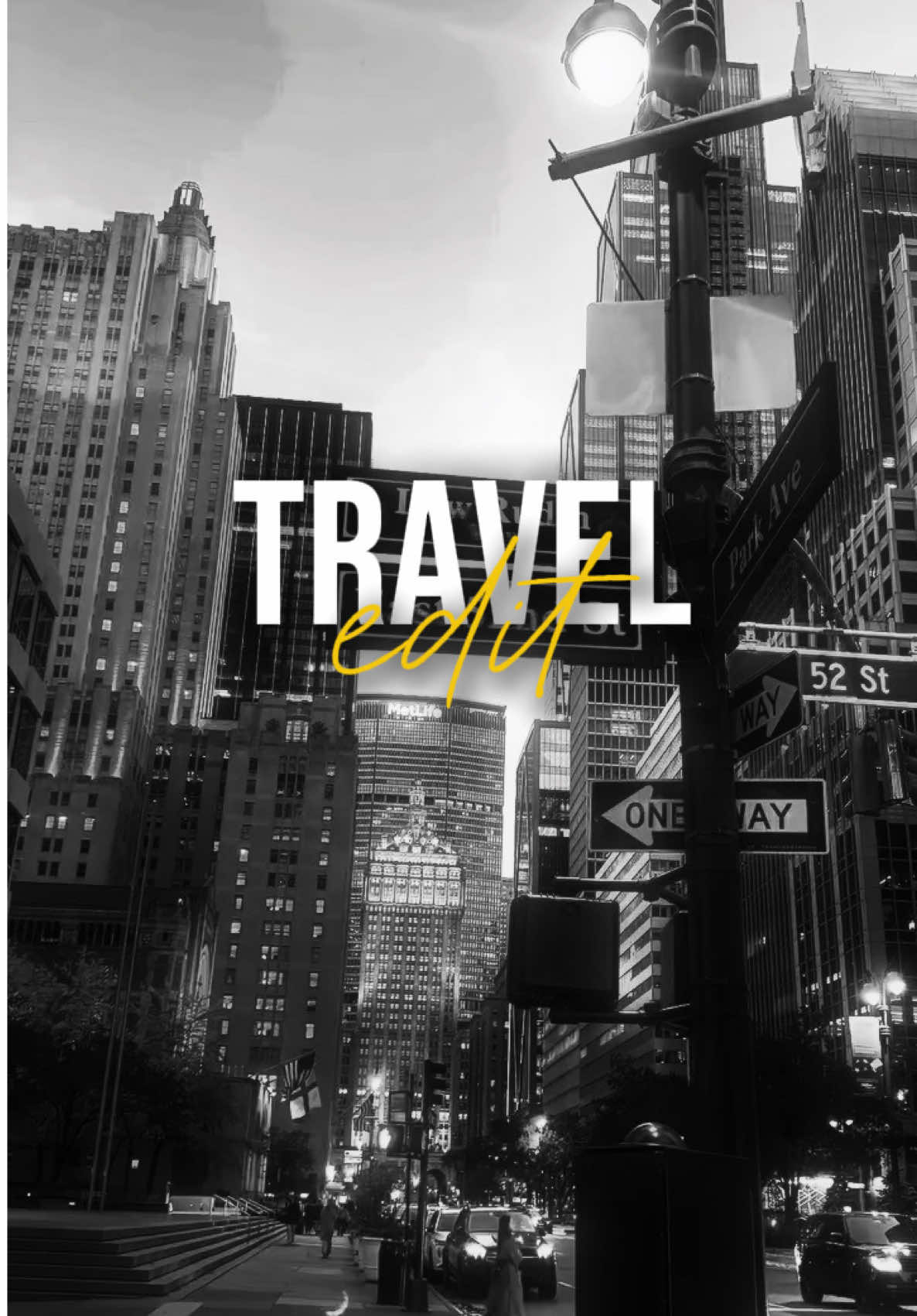 Capa original do vídeo Travel Edit, publicado por KM Edits no TikTok